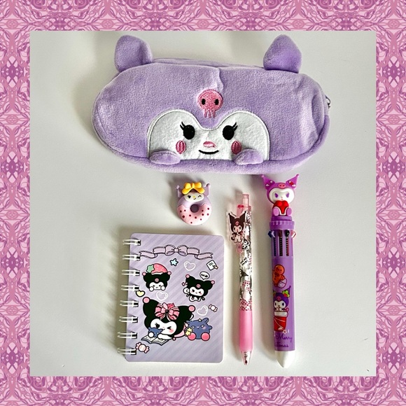 Sanrio Accessories - 💜Kuromi Adorable Stocking Stuffer 5-Piece Mini Bundle